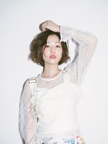 カバーヘア ブリス 上尾西口店(COVER HAIR bliss) ミックスカール切りっぱなしAラインボブウェットヘアtk3上尾