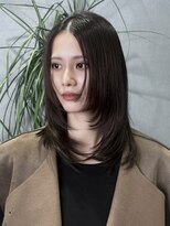 スカイ(SKY)&nbsp;髪質改善縮毛矯正韓国風レイヤーカットダブルカラーベージュ