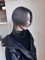 ドライブ(drive)&nbsp;ウルフカット　マッシュウルフ　グレーカラー　フルブリーチ