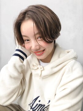 アンアミ キチジョウジ(Un ami Kichijoji) 【Un ami】前髪なしセンターパートショートスタイル　衣川　◇