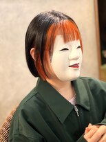 コマ(coma) 【coma中野】前髪カラー|ショートボブ|多色染め