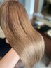 ブリーチ　毛にも対応のプレミアム髪質改善ヘアエステストレート　26400円