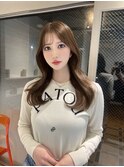 似合わせカット×ヘーゼルブラウン