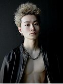 ワイルドスパイキーアップバング　＃渋谷#ハイトーン#ショート