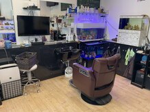 バーバーイズミ(BARBER IZUMI)の雰囲気（店内には理容椅子が1台。完全プライベート空間での施術です！）