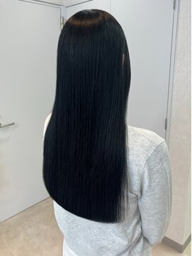 トレヘアー 京都 烏丸(tRe hair) 美髪 / 艶髪 / ブルーブラック / 髪質改善