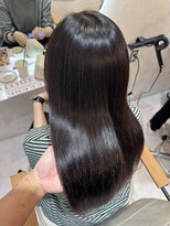 ライフ 星田店(Lyfe)&nbsp;髪質改善カラーダークアッシュ_美髪前髪レイヤーカット_N6