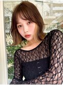 ハイライトバレイヤージュダブルカラーケアブリーチ20代30代