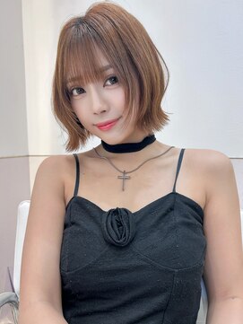 シー バイ ロンド 新宿(Sea by Lond) ミディアム×暗めカラー[デザインカラー/フェイスフレーミング]