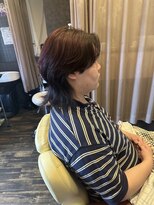 ヘアーイーダッシュ(HAIR E') ウルフカットアンブレラカラー