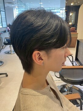 ダブル(W) メンズ/韓国ウルフ/オリーブベージュ