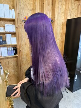 アフターニュース 新潟(afternews) ラベンダー/ダブルカラー/ケアブリーチ/髪質改善/駅前/新潟