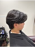 メンズ毛流れニュアンスパーマ【二村】