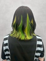 ファイブバイジエクト 堀江(FIVE by The Ect)&nbsp;シルバーベージュ/ホワイトシルバー/インナーカラー