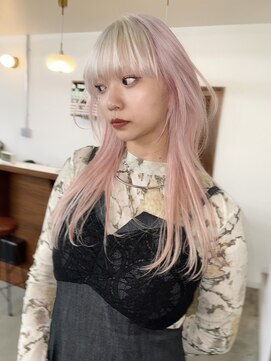 ペレ 梅田(PELE) 着物ヘア/大人ガーリー/ダークアッシュ/似合わせカット/大阪梅田