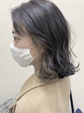 オアハカタ(oa hakata) lavender graige #イヤリングカラー