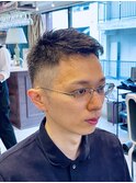 【30代 男性】ロンドン刈上げショート（大宮/バーバー）