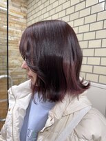 ファブ 千葉店(FaB)&nbsp;【ブリーチなしワンカラー×ピンクカラー】