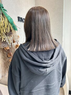 リシェール リーフ 越谷(RICHAIR leaf) 似合わせカット＋うるつやカラー