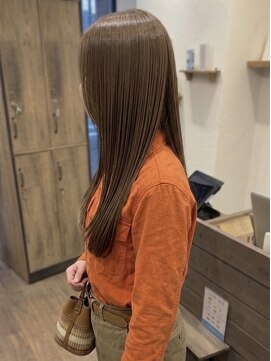 ニコリヘアワークス(nicori hair works) ロング×ベージュブラウン1