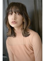 ヘアーラニッシュ 船橋店(hair Lanish)&nbsp;インナーカラー／大人のミディアムレイヤー