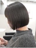 切りっぱなしボブコスメストレート髪質改善縮毛矯正