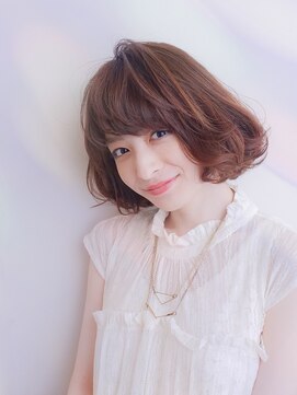 ムーン(moon) ふわとろ☆小顔ひし形大人可愛いボブ