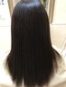 （新）〈縮毛矯正〉新還元剤で理想のストレートヘアーに￥14400