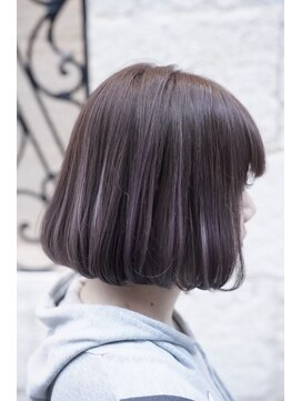 ティンク 天神(Tink) ハイライト/ラベンダー/ボブ/透明感