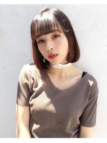 ルームバイシー 新宿(Loom. by Sea)&nbsp;韓国小顔ボブ/似合わせカット/ペールベージュ