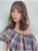 エアリー外ハネ_色っぽふんわりミディ