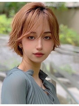 エル(LE) 【LE】外国人風フレンチスウィングガーリー暖色系カラー