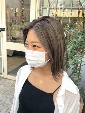 ネオリーブアイム 横浜西口店(Neolive aim) ハイトーンアッシュグレージュ【横浜】