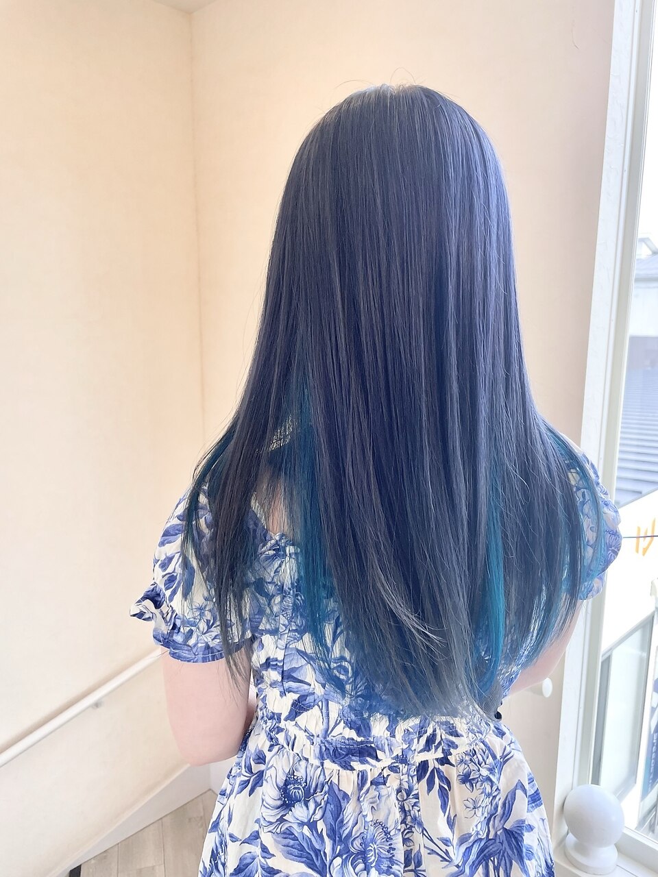 ダブルカラー】ブルーシルバー×ターコイズブルー：L170131861｜ゼロ