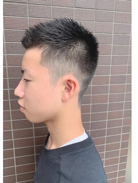 スーリール 西新店(Sourire) スパイキーショート×メンズ☆