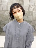 クルクルパーマ パーマボブ  ボブ 前髪パーマ