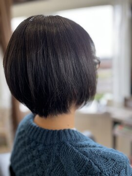 コア フィール ア デイ(COIFFURE A DAY) 【ミニボブ】髪質改善トリートメント