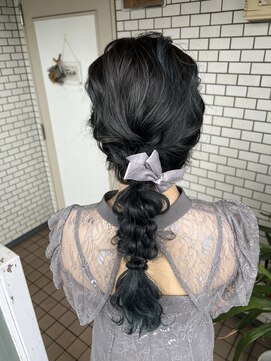 フェリーチェ(Felice) 編みおろし　ヘアセット　お呼ばれヘア