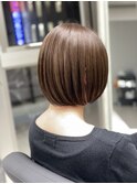 丸ボブ。