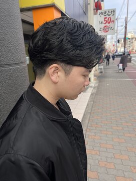 フリーク バーバーショップ 都島店(FREAK BARBER SHOP) 毛流れニュアンスパーマ