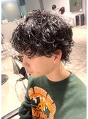 波巻きパーマ