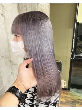 ガルボ ヘアー(garbo hair) ハイトーングレージュ高知美容院10代20代