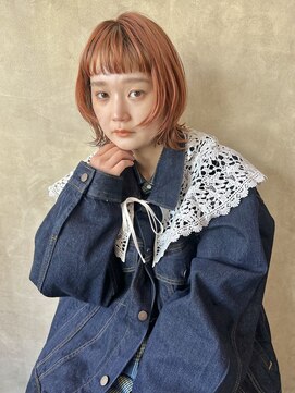 アンリ(Henri) 【かしむら】ブリーチ/ケアブリーチ/ブリーチカラー/暖色カラー