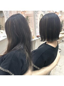 エル バイ ロンド 関(elle by Lond) [elle by lond]栗原　瑠世　外ハネ/切りっぱなし/ボブ