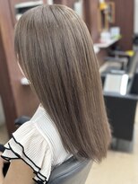 美容室 プークワ 中川春田駅前店&nbsp;アッシュブラウン×ナチュラルボブ