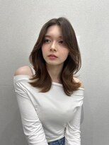 ジーナ 高田馬場(Zina)&nbsp;髪質改善＊オリーブベージュセミディ＊美髪【Zina高田馬場】