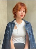ACE 横浜 オレンジベージュ×ショートレイヤー