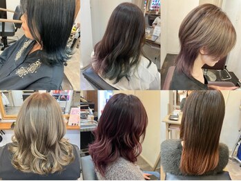 サロンドハル(salon de HAL)の写真/トレンド×最旬カラーは【HAL】"なりたいを形に"色味のバリエーションが豊富なダメージレスカラーも人気！