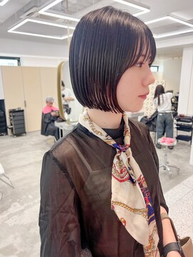 ノエ ナゴヤ(NOE NAGOYA) 丸みのあるミニボブ（20代/30代/ショート/ボブ/髪質改善）N56