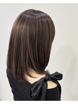 シーズ(Seeds) 【髪質改善】ナチュラルミディ×透明感グレージュ